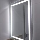 Espelho 4mm Banheiro Luz Led 80x80 Cm Led 3 cores frio neutro