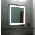 Espelho 4mm Banheiro Luz Led 80x80 Cm Led 3 cores frio neutro