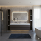 Espelho 4mm Iluminação Led 3 cores FRIO NEUTRO QUENTE 80X100