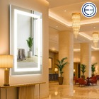 Espelho 4mm Iluminação Led 3 cores FRIO NEUTRO QUENTE 80X100