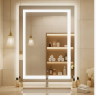 Espelho 4mm led 3 cores frio neutro e quente 80X100 Desembaça