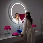 Espelho 4mm led 3 tons 60 cm frio neutro e quente Jateado Lap