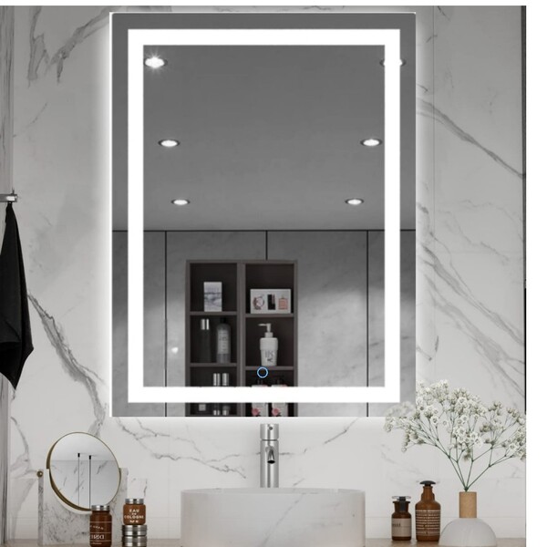 Espelho 4mm led 80x100 LED 3 CORES FRIO NEUTRO QUENTE desemba