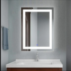 Espelho 4mm Retangular led 3 tonalidades fria neutra e quente