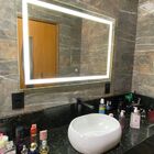 Espelho 4mm Retangular Led frio neutro e quente vertical ou h