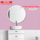 Espelho 50cm Redondo Branco