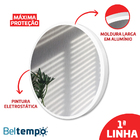 Espelho 50cm Redondo Branco