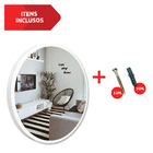 Espelho 50cm Redondo Branco