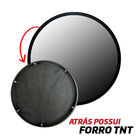 Espelho 50cm Redondo Preto