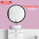 Espelho 50cm Redondo Preto