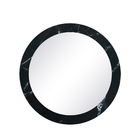 Espelho 60cm Circle Mármore Preto