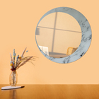 Espelho 60cm Luna Mármore Branco