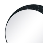 Espelho 60cm Luna Mármore Preto