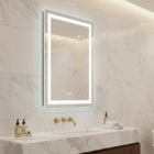 Espelho 60x80 Led 3 tons Inteligente Botão Touch Bluetooth So