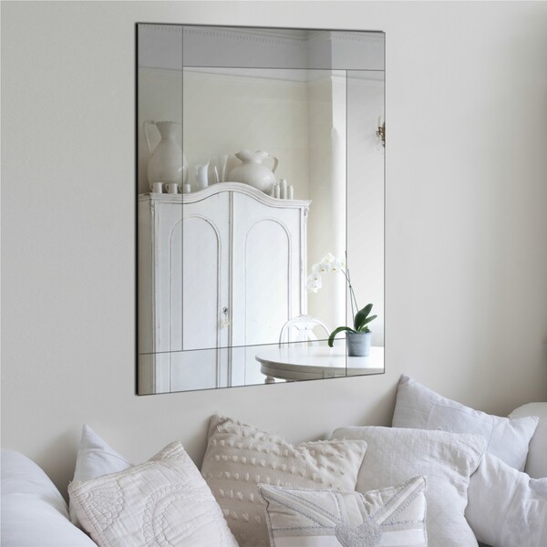 ESPELHO 60X90 PAREDE DÓRIO PRATA