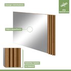 Espelho 60x90cm Decorativo Aldo Amêndoa Clean