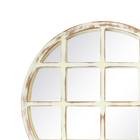 Espelho 73cm Janela Redondo Cinza