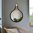 Espelho 75x53cm Pendulo Redondo Pinus