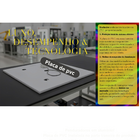 Espelho  4mm Jateado Iluminado LED 3 cores frio neutro quente