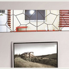 Espelho Acrílico De Parede Para Sala De Estar 2 02 Mt X 49 Cm