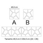 Espelho Acrílico De Parede Para Sala De Estar 2 02 Mt X 49 Cm