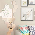 Espelho Acrílico Decorativo Hexagonal 50 Peças Frete Grátis