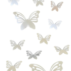 Espelho Adesivo Decorativo Borboleta 21 E 11 Cm Kit 14 Peças