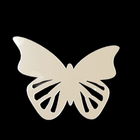 Espelho Adesivo Decorativo Borboleta 21 E 11 Cm Kit 14 Peças