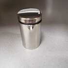 Espelho Adnet 60cm Preto Com Alça Marrom