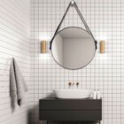 Espelho Adnet Redondo Com Alça Preta - 35cm