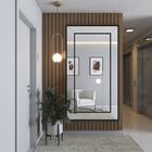 Espelho Ágata Lapidado Prata 110x200cm