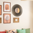 Espelho Bamboo 55cm Preto Inspire