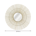 Espelho Bamboo 90cm Natural Inspire