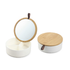 Espelho bancada com porta joias oikos