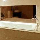 Espelho Banheiro Lapidado Bisotê 30x40cm Bronze Com Pendurador