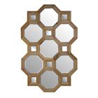 Espelho Bisotado C/ Molduras De Madeira