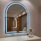 Espelho Brillare Oval Penteadeira 3 Tons De Led  Jateado E Bo