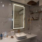 Espelho Camarim 120x80cm Retro Iluminado Led Prata