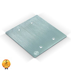 Espelho Cego 4x4 Para Piso Em Aço Inox Escovado