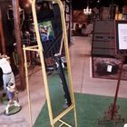 Espelho Chão Suspenso Moldura Amarelo Oldway 163x43x43cm