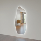 Espelho para Banheiro com LED Ondulado de Sobrepor 70x160cm Gavix