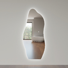 Espelho para Banheiro com LED Ondulado de Sobrepor 70x160cm Gavix