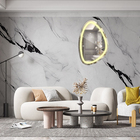 Espelho Com Led Organico 60x80 Cm Efeito Jateado Decoração Ne