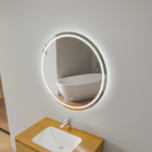 Espelho para Banheiro com LED Redondo de Sobrepor 80x80cm Gavix