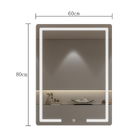 Espelho para Banheiro com LED Retangular de Sobrepor 60x80cm Gavix