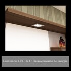 Espelho Com Led Veneza 3 Prateleiras Nogal/branco - Móveis Bo