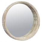 Espelho Com Moldura De Madeira 40cm X 8cm X 40cm