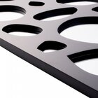 Espelho Com Moldura Em Madeira Bubbles Preto 120x60cm