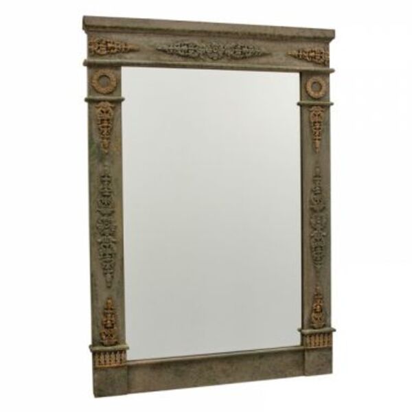 Espelho Com Moldura Em Resina - Retangular