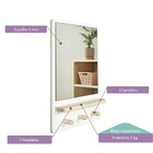 Espelho Com Moldura Montessoriano Infantil Casatema Madeiraor